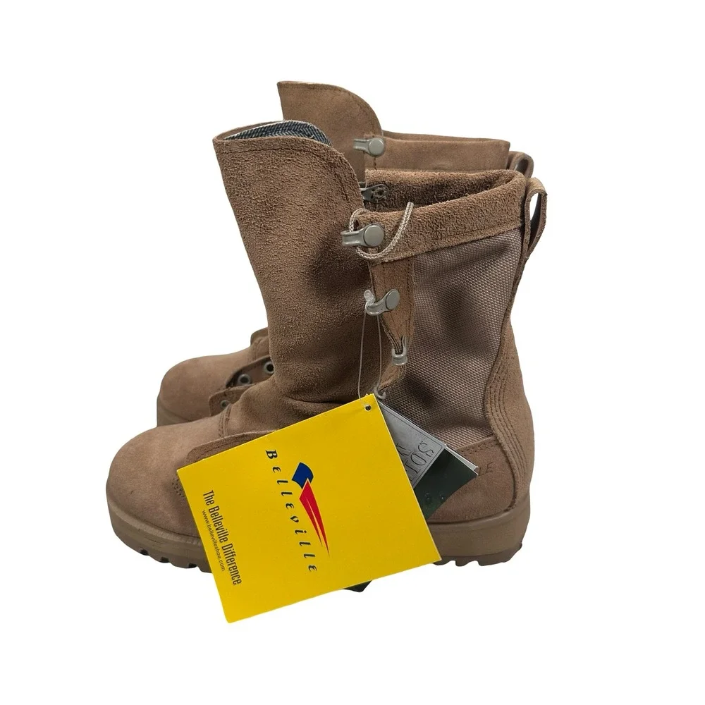 Belleville 790G Gore-Tex Waterproof Combat Boots 4.5 W Wide Tan Mens 5 Womens 6
